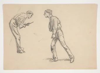 Étude de deux hommes