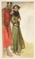 Scène de Shakespeare non identifiée (deux hommes)