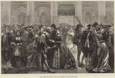 Bal costumé donné par la Lady Mayoress à Mansion House