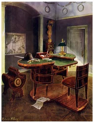 Bureau de campagne de Napoléon Ier, Château de la Malmaison, France, 1911-1912
