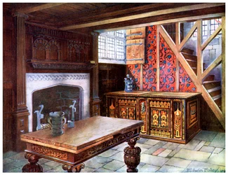 Coffre Nonsuch incrusté, 1910