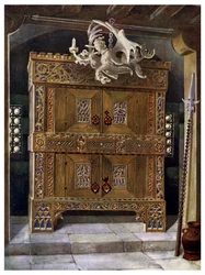Armoire gothique tardive, 1910