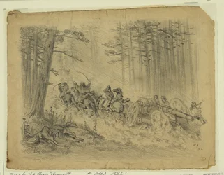 Une marche orageuse--(Artillerie)--Spotsylvania Court House