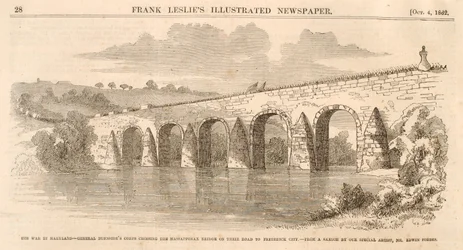 La guerre dans le Maryland, extrait du Frank Leslie