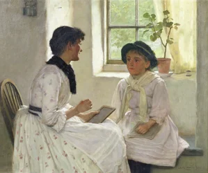 La leçon, 1889