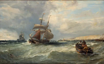 Brigantine au large de Yarmouth