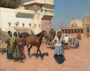 Marchand de chevaux persan, Bombay, années 1880