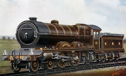 À travers le quatrième pont : La locomotive "Atlantique" de type Aberdonien pour le North British Railway
