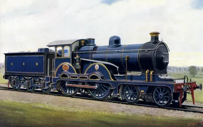 Parmi les Broads : Une locomotive à huit roues pour le Great Eastern Railway