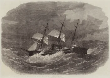 HMS Captain, récemment perdu en mer
