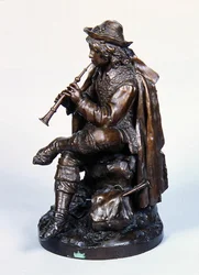 Garçon avec chapeau, vers 1870