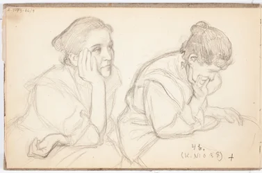 Saimi Järnefelt, Deux croquis de portraits