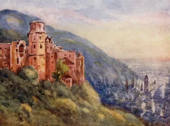Le Rhin : Le Schloss, Heidelberg