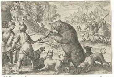 Paysage avec chasse à l