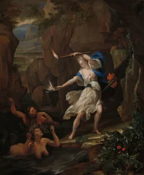 Circé punit Glaucus en transformant Scylla en monstre