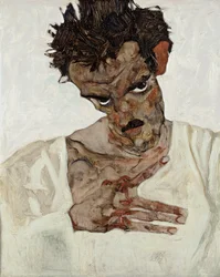 Autoportrait à la tête baissée