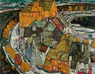 Croissant de maisons II (Ville insulaire)