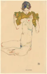 La Vierge [recto] ; sans titre [étude de tête, verso]