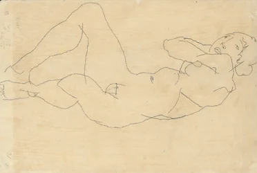Nu féminin avec les mains derrière la tête, 1914