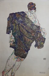 Figure avec manteau, 1913