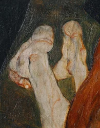Kardinal und Nonne, Cardinal et nonne (huile sur toile)