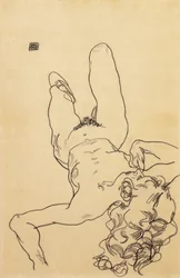 Femme nue agenouillée