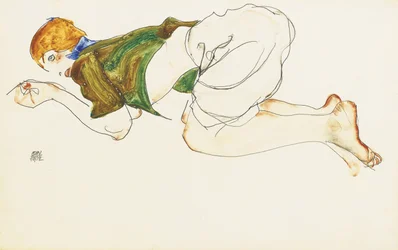 Femme agenouillée