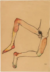 Abdomen masculin nu, 1910