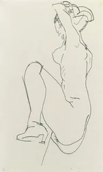 Nu féminin couché, 1913