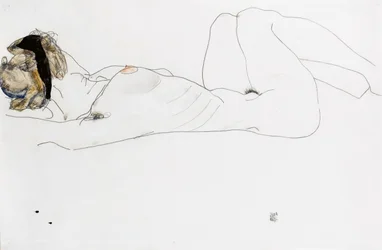 Femme nue allongée, 1912