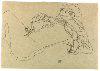 Femme nue allongée, 1914