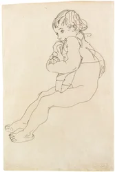 Enfant assis, 1916