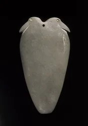 Palette avec deux oiseaux, fin de la période Naqada II à début de la période Naqada III (3500-3050 av. J.-C.) d
