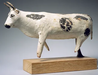 Taureau ou bœuf, Moyen Empire (bois peint)