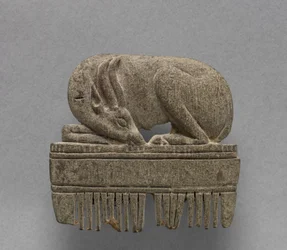 Peigne avec gazelle, vers 1391-1353 av. J.-C.