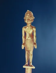 Figure du roi, de la tombe de Toutankhamon (vers 1370-1352 av. J.-C.) Nouvel Empire