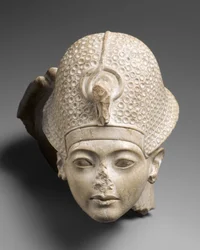 Tête de Toutankhamon, vers 1336-27 av. J.-C.