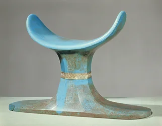 Appui-tête, de la tombe de Toutankhamon (c.1370-52 av. J.-C.) Nouveau Royaume