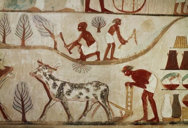Travaux des champs (peinture murale)
