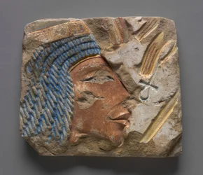 Talatat : Portrait de Néfertiti, vers 1353-1347 av. J.-C.