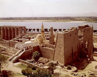 Vue aérienne du temple