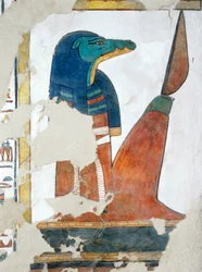 Gardien à tête de crocodile de la troisième porte du Royaume d