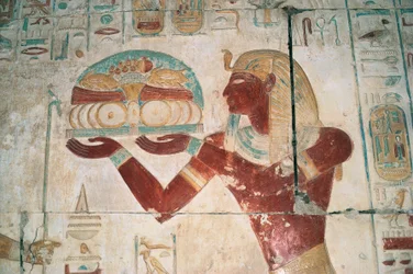 Égypte, Abydos, Temple du pharaon Séthi Ier, chapelle d