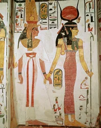 Isis et Néfertari, de la tombe de Néfertari, Nouvel Empire