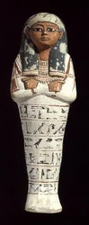 Shabti de Sennedjem, un ouvrier de la nécropole à Deir el-Medina, Thèbes, Nouvel Empire, c.1294-1279 av. J.-C.