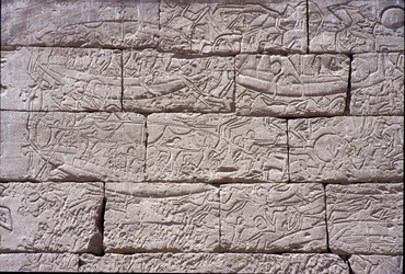 Les Peuples de la Mer, Bataille Navale de Ramsès III, Medinet Habu, 1195-64 av. J.-C.