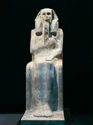 Statue du Pharaon Gioser, de Saqqarah, dynastie III