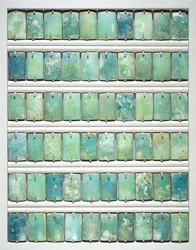 Carreaux provenant de la pyramide à degrés de Djéser, Saqqarah, Ancien Empire, 2667-2648 av. J.-C.