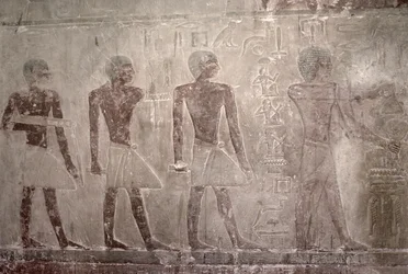 Artisans du mur sud de la chapelle mastaba de Ti, Ancien Empire