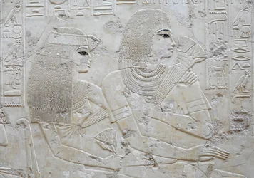 Amenhotep et sa femme May, tombe de Ramose